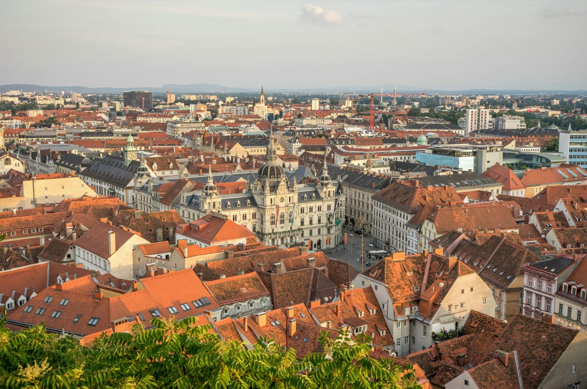 Ein Blick auf die Grazer Innenstadt